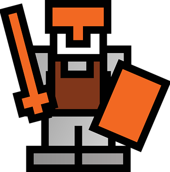 Abstract Knight Icon PNG with transparent background