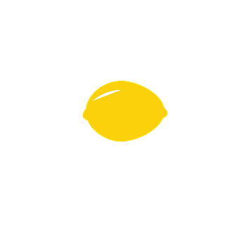 Abstract Lemon Artwork PNG with transparent background