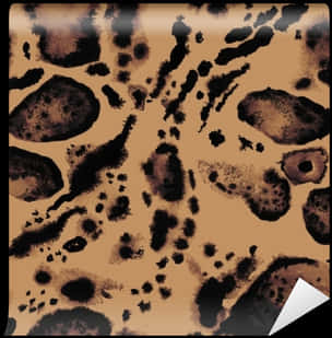 Abstract Leopard Print Pattern PNG with transparent background