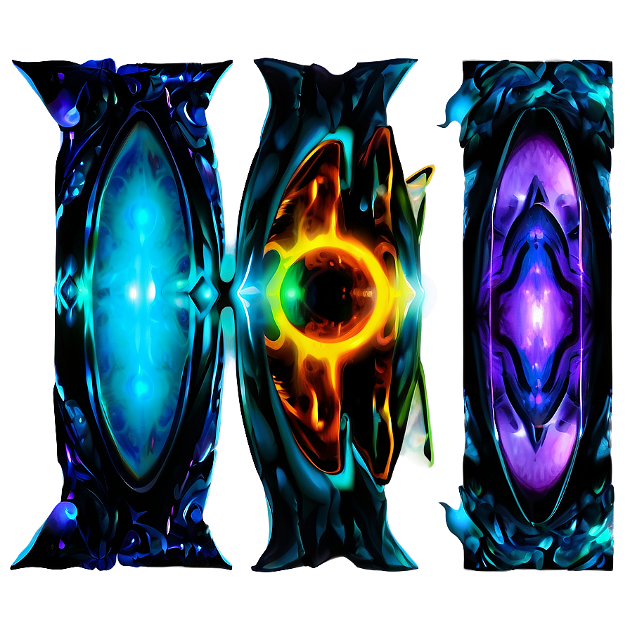 Abstract Magical Portals Png Bek