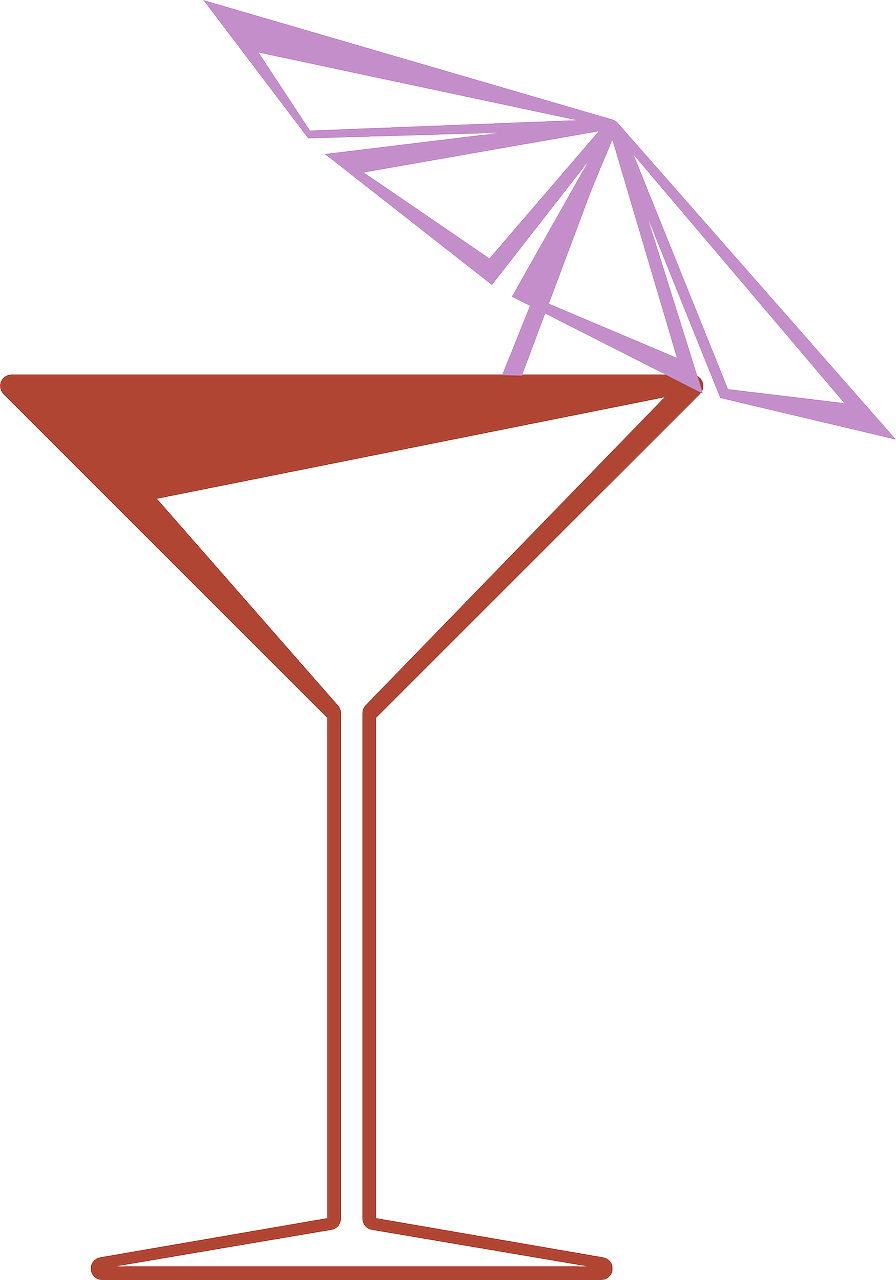 Martini Glass - Drink Free Printable Cocktail Menu Template, HD Png Download PNG with transparent background