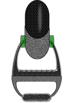 Abstract Microphone Graphic PNG with transparent background