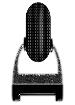 Abstract Microphone Silhouette PNG with transparent background