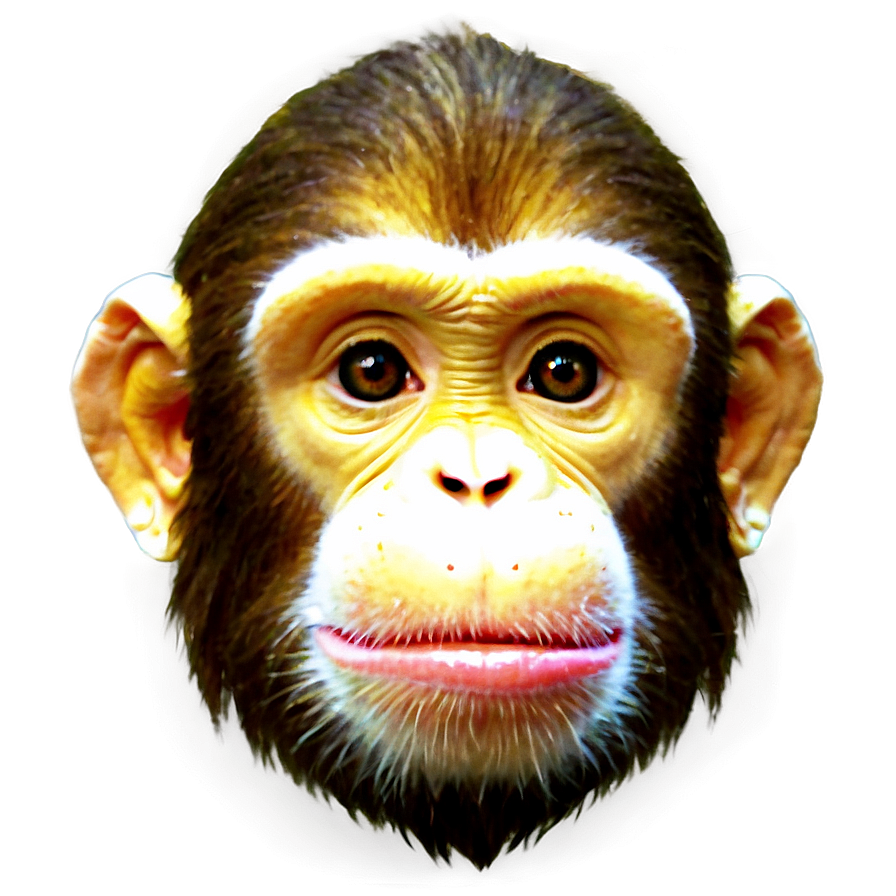 Abstract Monkey Face Png Paa