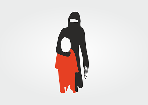 Abstract Mother Child Bond PNG with transparent background