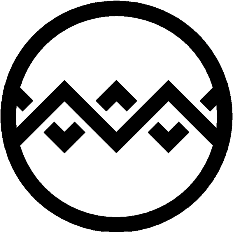 Abstract Mountain Range Icon