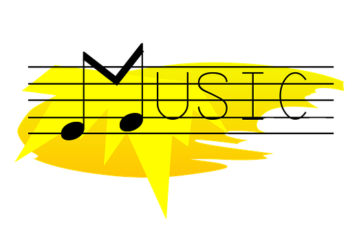 Abstract Music Note Design PNG with transparent background