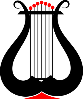 Abstract Music Note Design PNG with transparent background