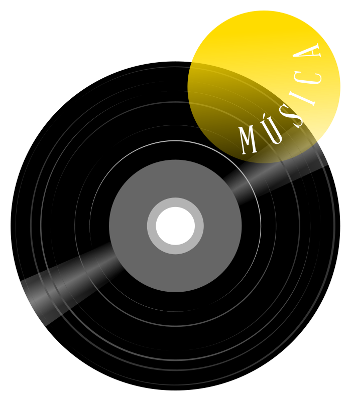 Abstract Musical Vinyl Design PNG with transparent background