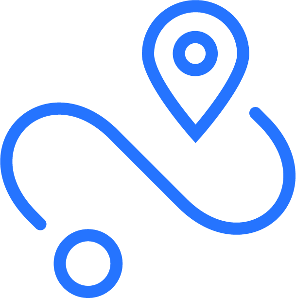 Abstract Navigation Path Concept PNG with transparent background