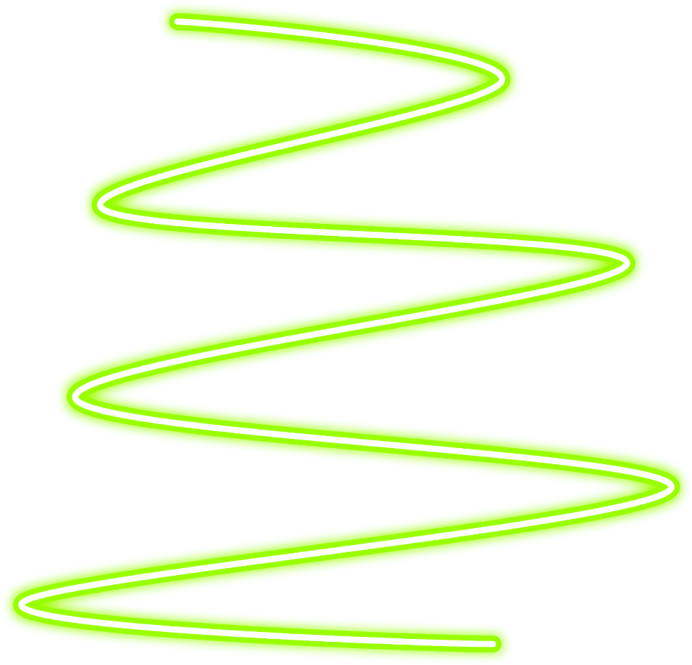 Abstract Neon Green Spiral