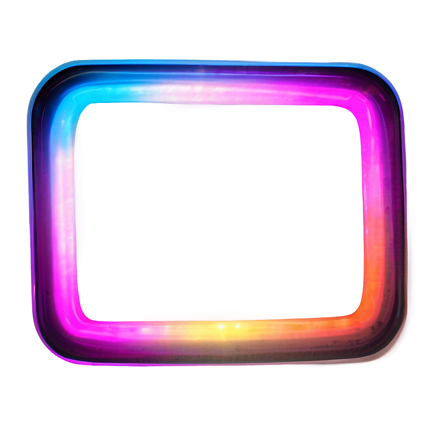 Abstract Neon Rectangle Png Cqa83