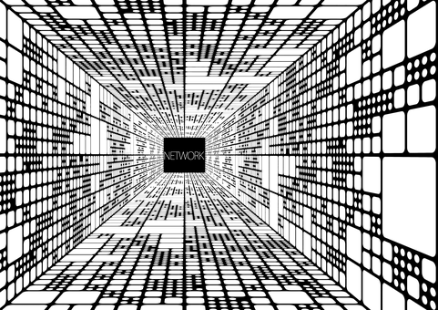 Abstract Network Concept PNG with transparent background