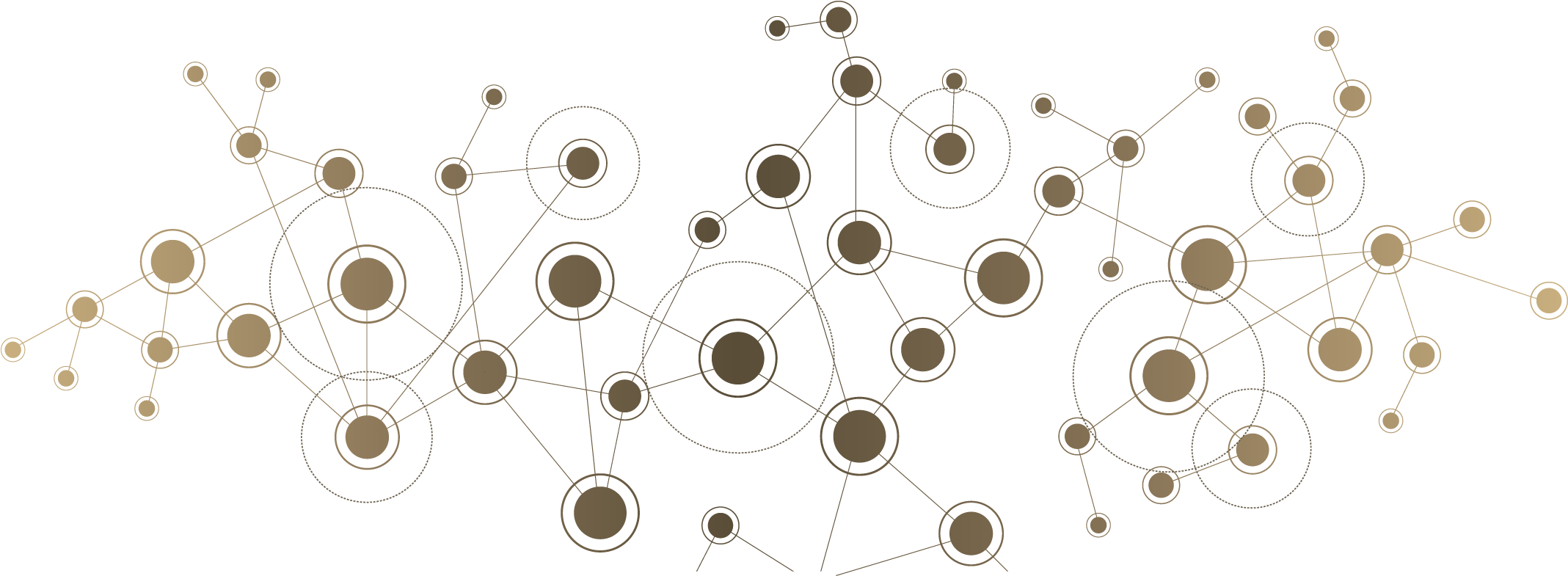 Abstract Network Topology Graphic