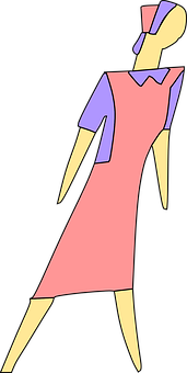 Abstract Nurse Vector Art PNG with transparent background