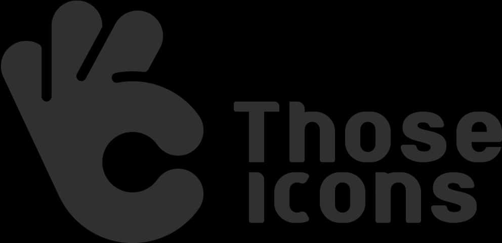 Abstract_ O K_ Hand_ Logo PNG with transparent background