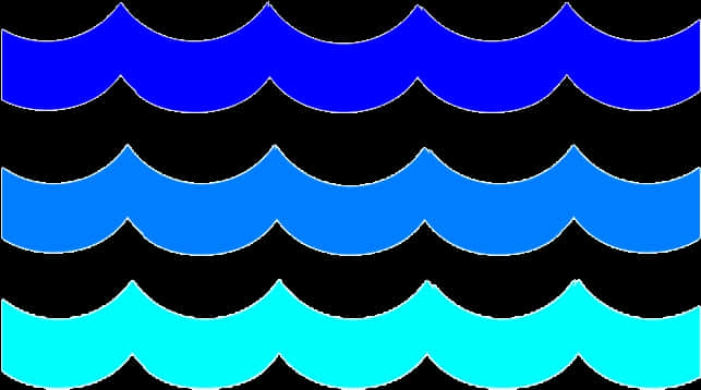 Abstract Ocean Waves Pattern