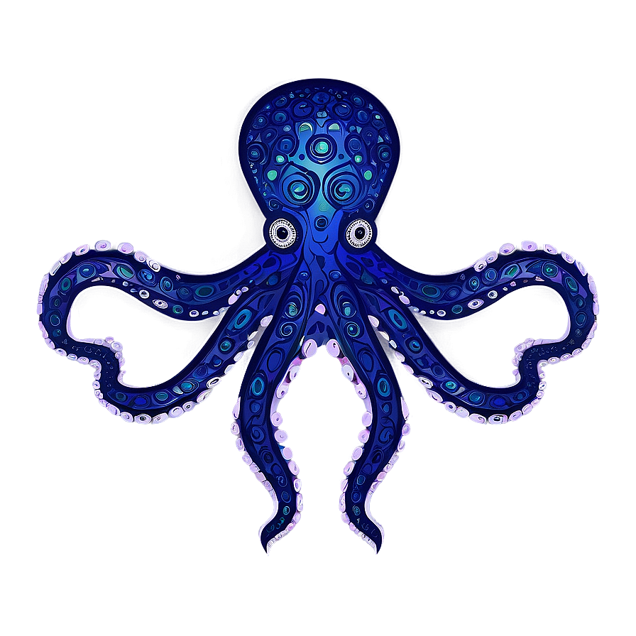 Abstract Octopus Design PNG ohc PNG with transparent background
