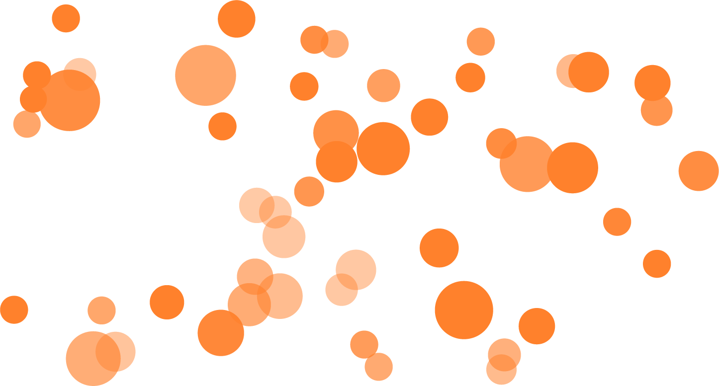 Abstract Orange Dots Pattern