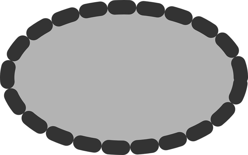 Ellipse, Oval, Dotted, Grey, Geometric - Bead Thomas Sabo Dragon, HD Png Download PNG with transparent background