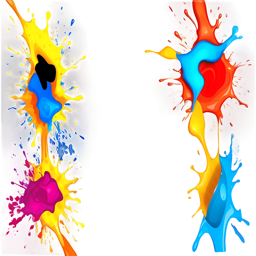 Abstract Paint Splash Design PNG 05242024 PNG image with a transparent background, free high-resolution download