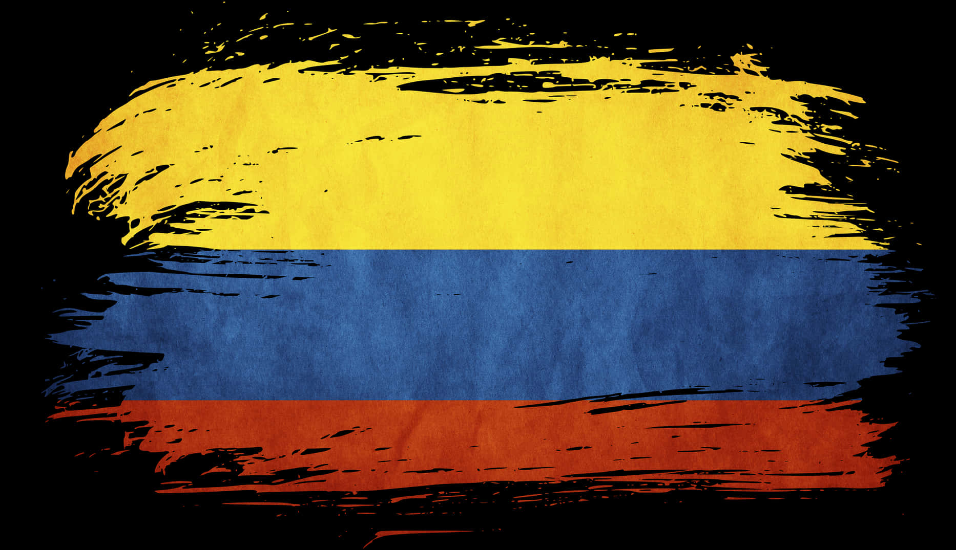 Abstract Paint Stroke Flag Design PNG image with a transparent background, free high-resolution download