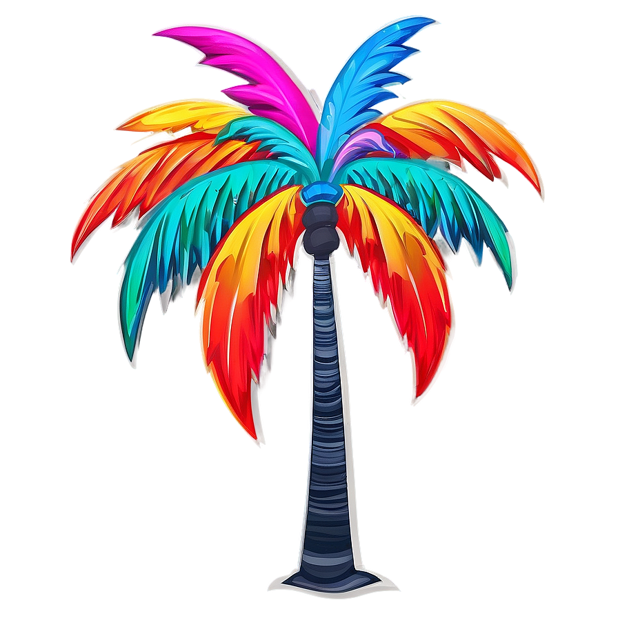 Abstract Palm Trees Png 78