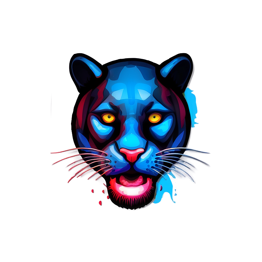 Abstract Panther Art Png 05242024