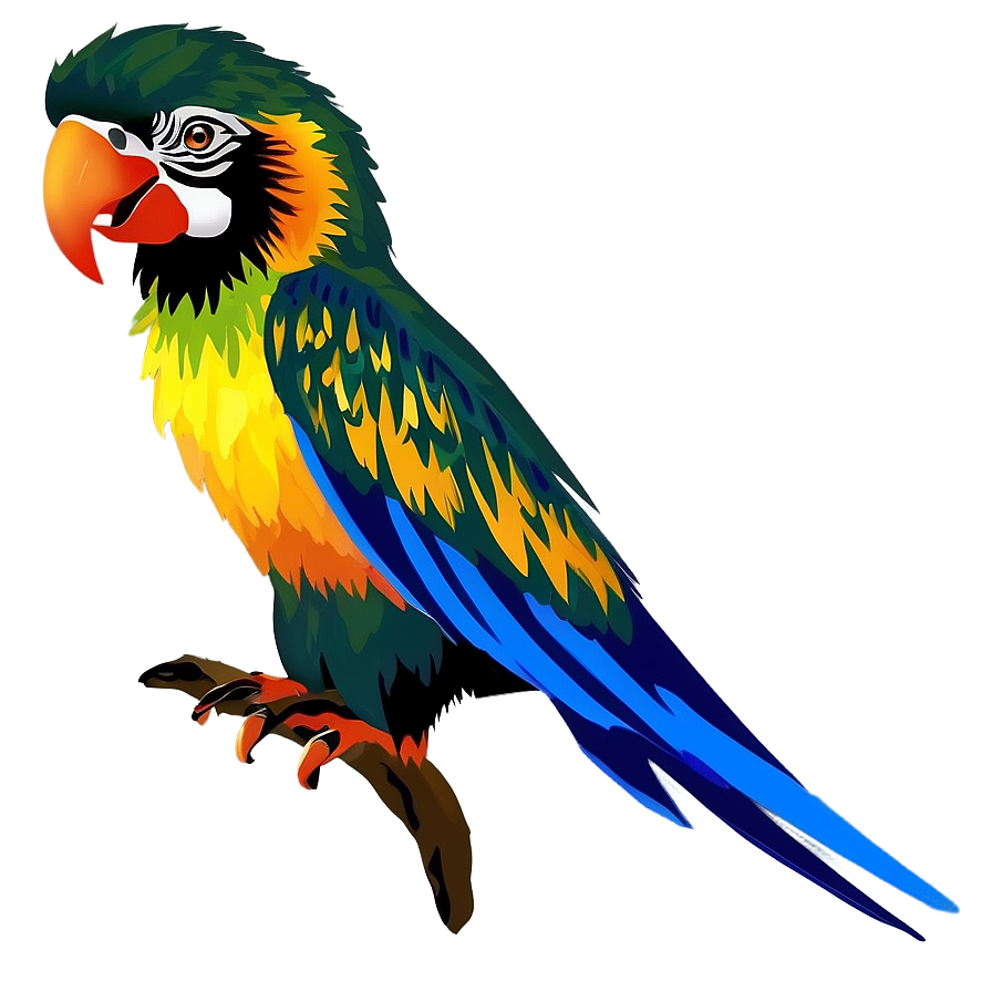 Abstract Parrot Png Otq10