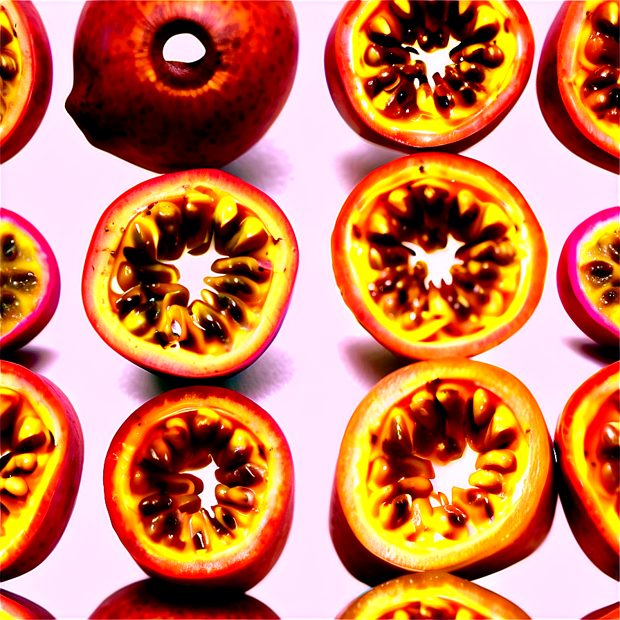 Abstract Passion Fruit Art Png Qph