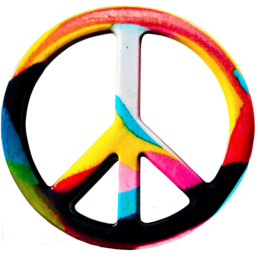 Abstract Peace Sign Art Png Dah52