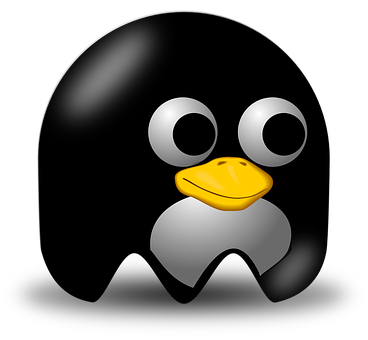 Abstract Penguin Graphic PNG with transparent background
