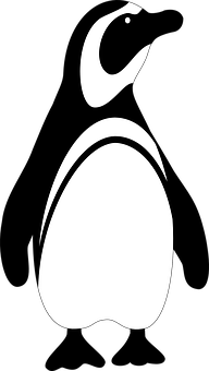 Abstract Penguin Graphic