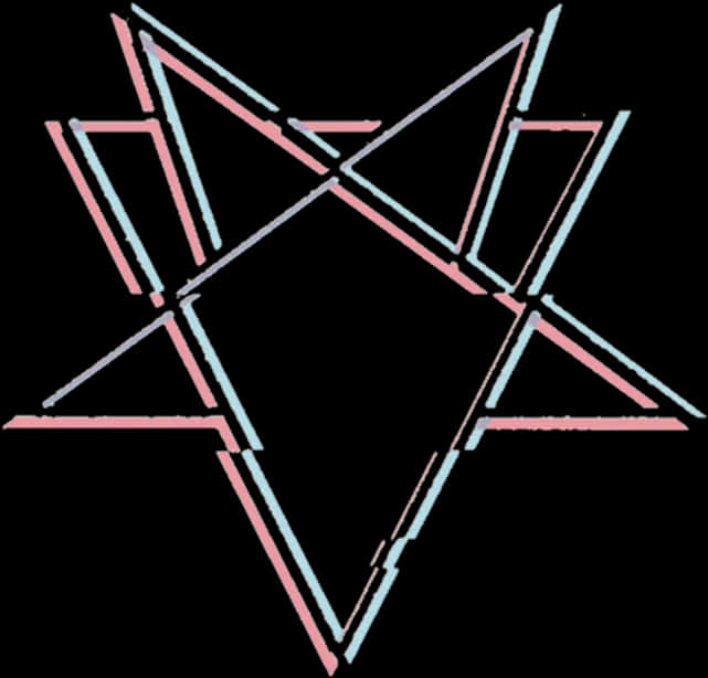 Abstract Pentagram Design