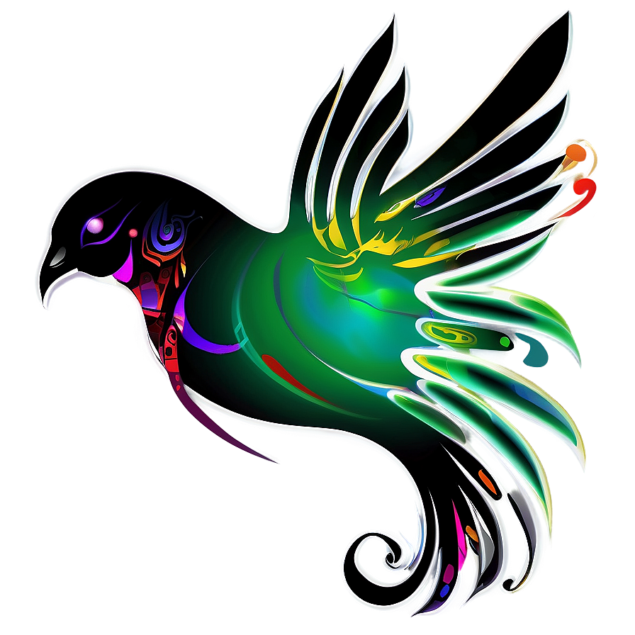 Abstract Phoenix Drawing Png Dwo