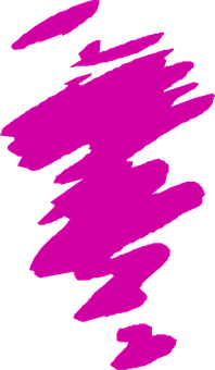 Abstract Pink Brushstrokeson Black PNG with transparent background