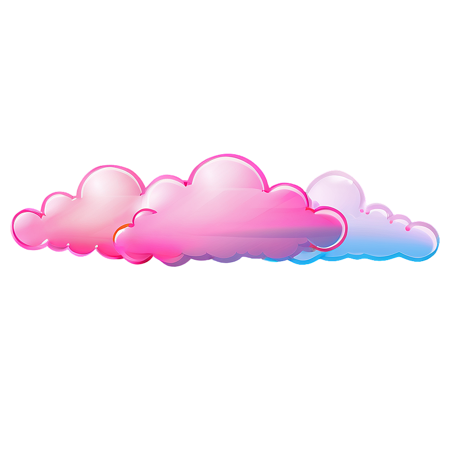 Abstract Pink Clouds Png 06252024