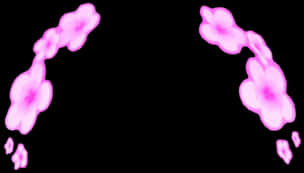 #ceiaxostickers #tumblr #png #transparent #aesthetic - Snapchat Pink Flower Filter, Png Download PNG with transparent background