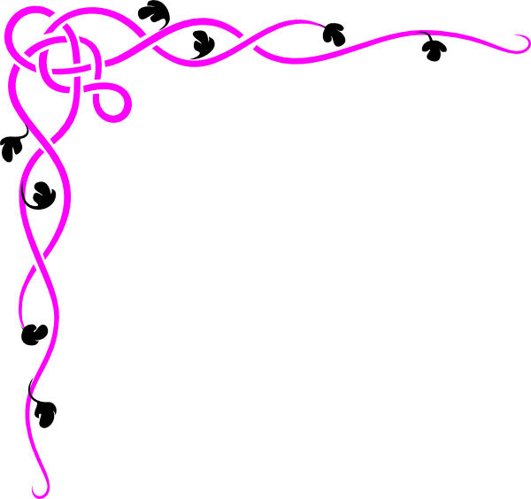 Abstract Pink Knot Design