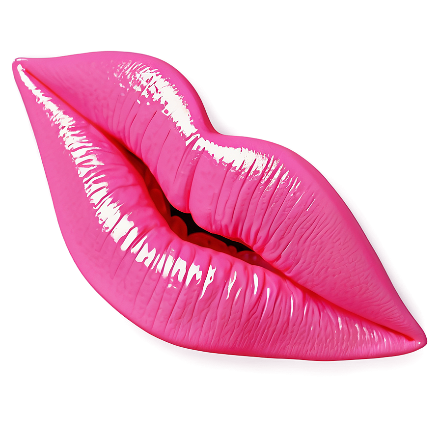 Abstract Pink Lips Artwork Png 06212024