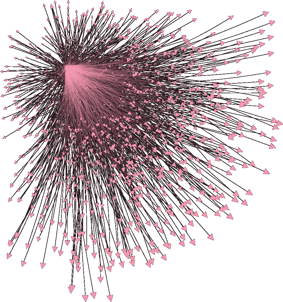 Abstract Pink Particle Explosion