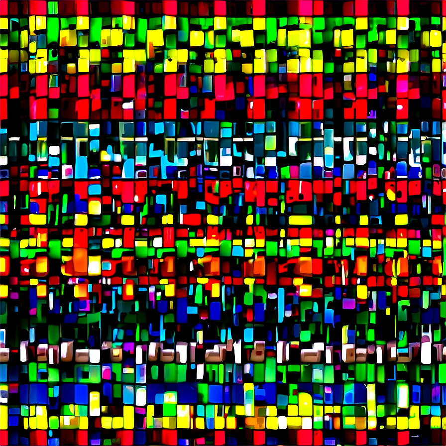 Abstract Pixelated Pattern Png 18