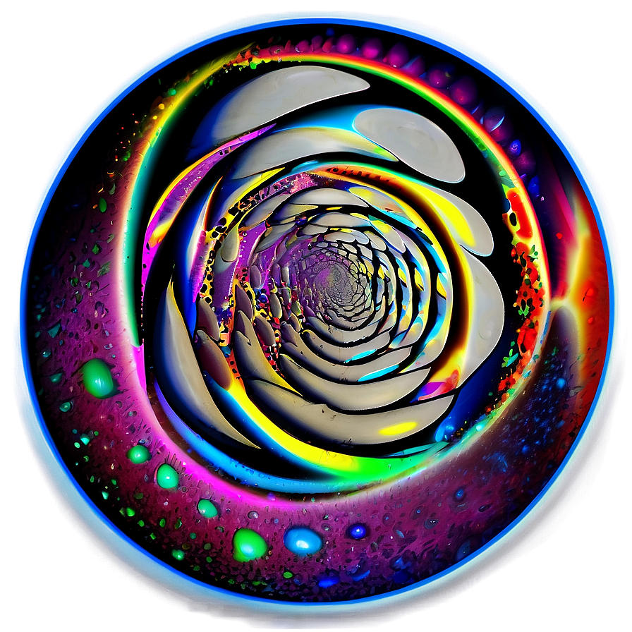 Abstract Psychedelic Dreams Png Sru