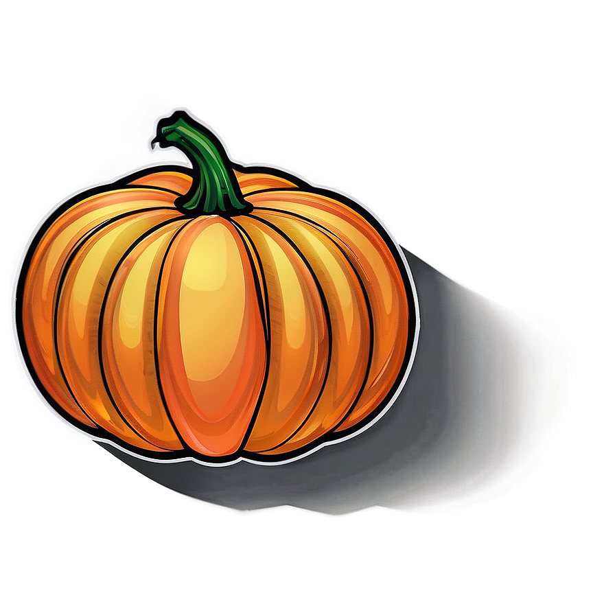 Abstract Pumpkin Outline Artwork PNG 06202024 PNG image with a transparent background, free high-resolution download