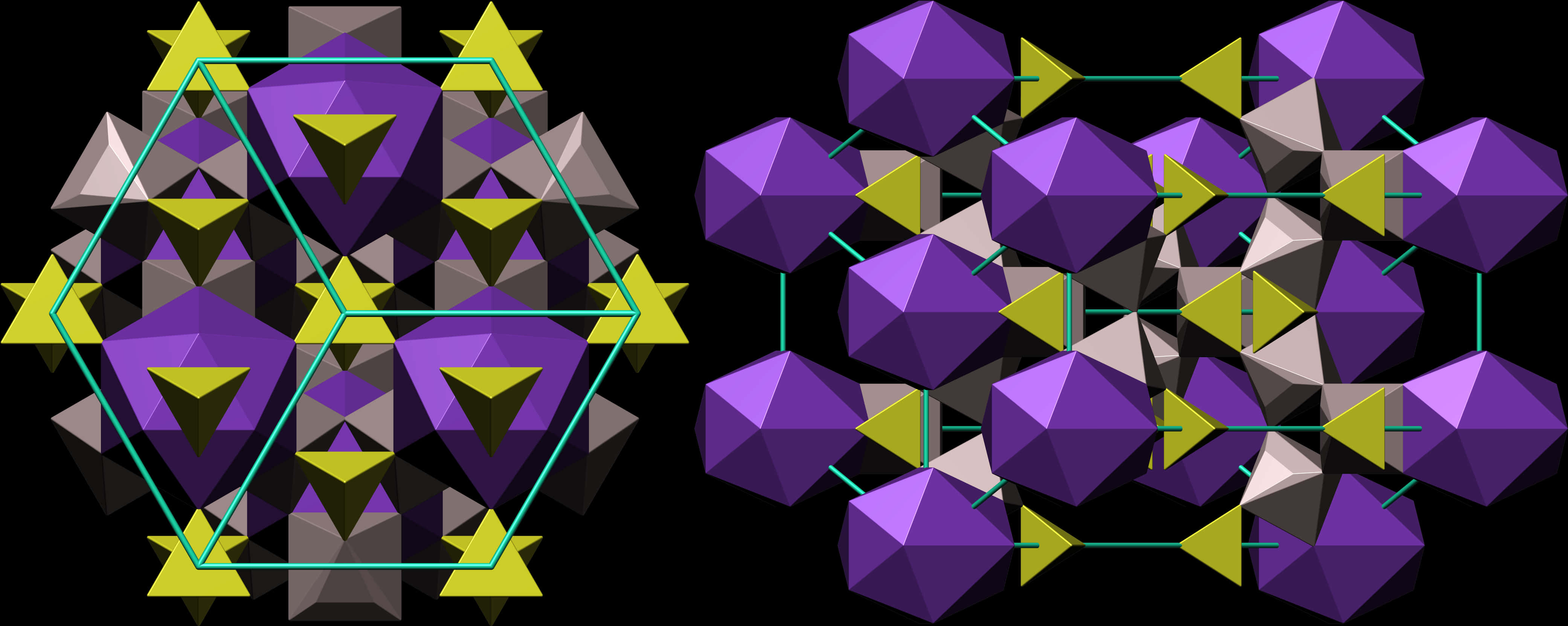 Abstract Purple Crystal Clusters Graphic PNG with transparent background