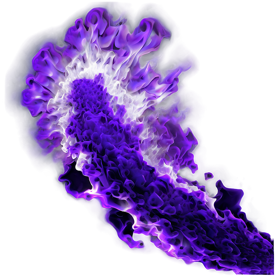 Abstract Purple Fire Png Rbq