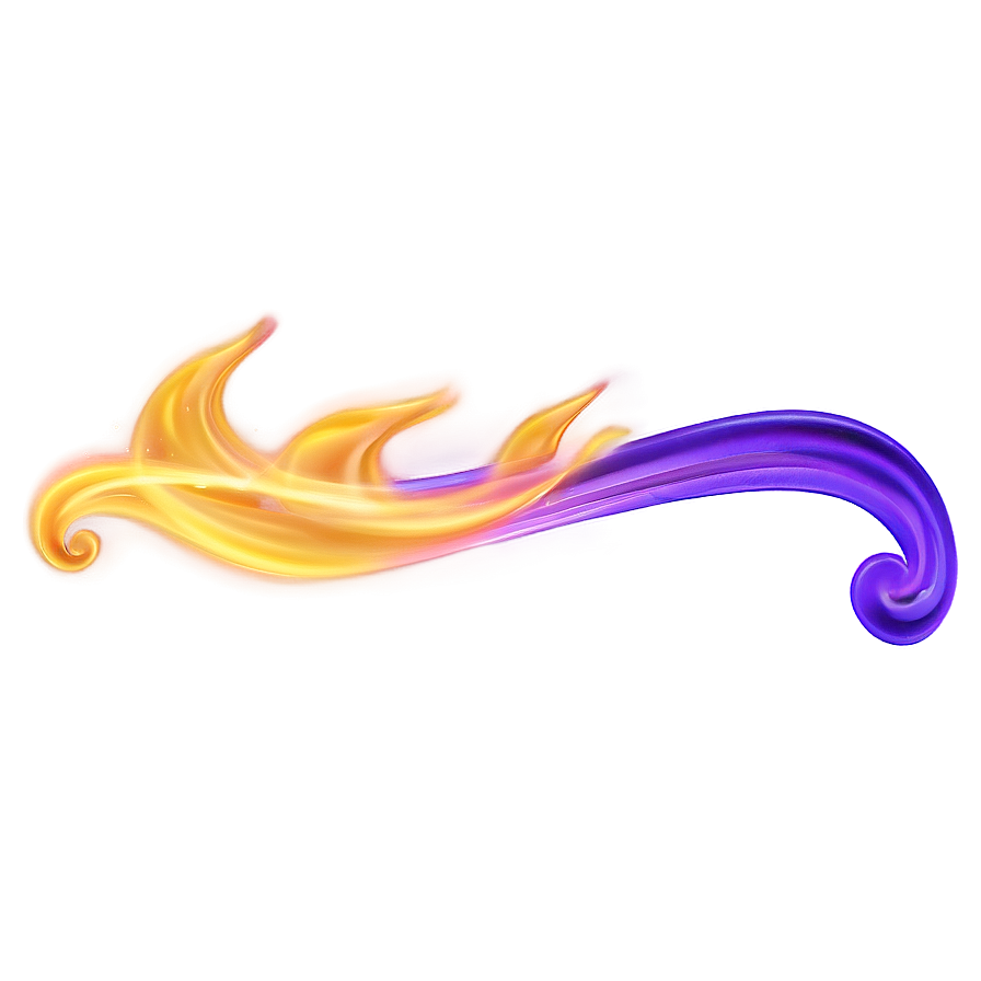 Abstract Purple Flame Png 36