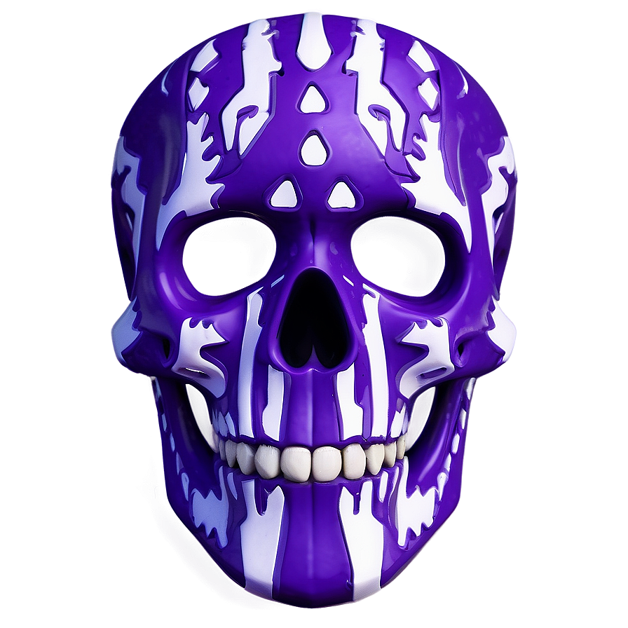 Abstract Purple Skull Trooper Design Png 59