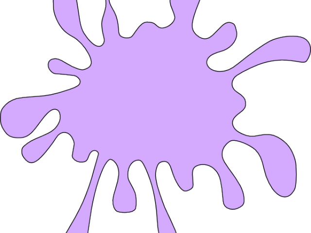 Abstract Purple Splash Illustration