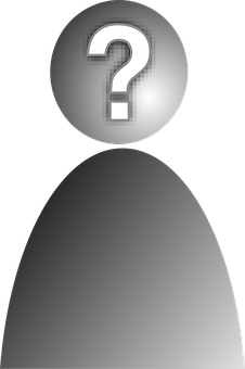 Abstract Question Mark Graphic PNG with transparent background